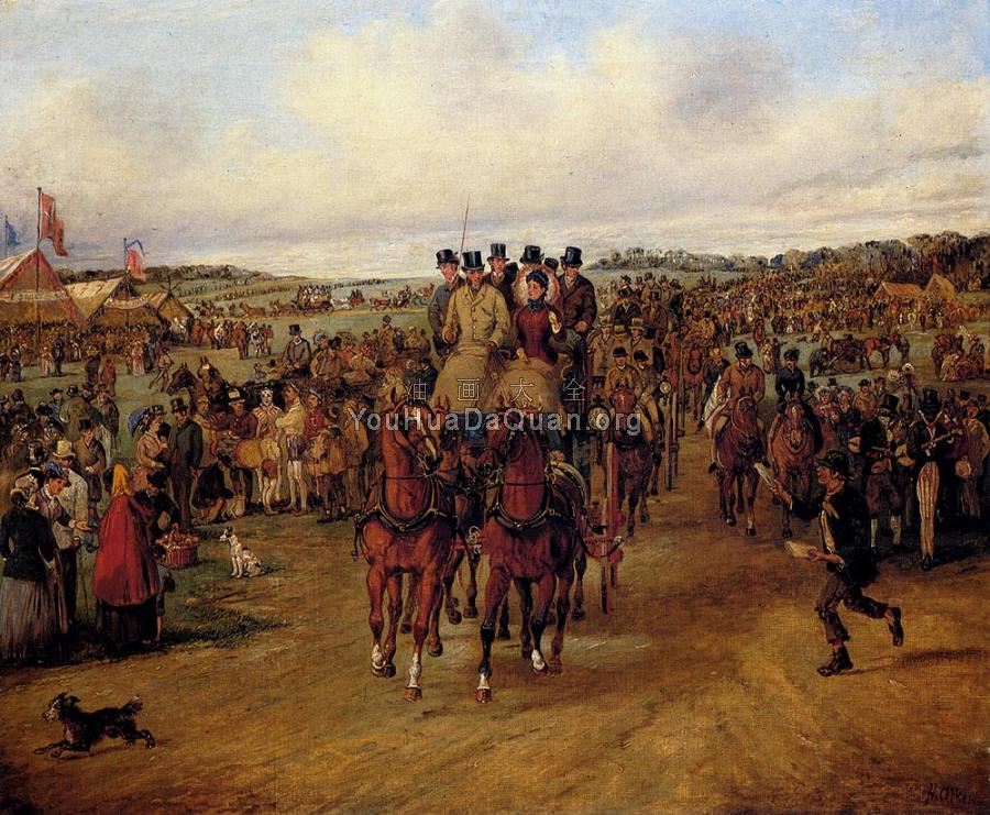 Going To The Derby - 亨利·艾尔肯